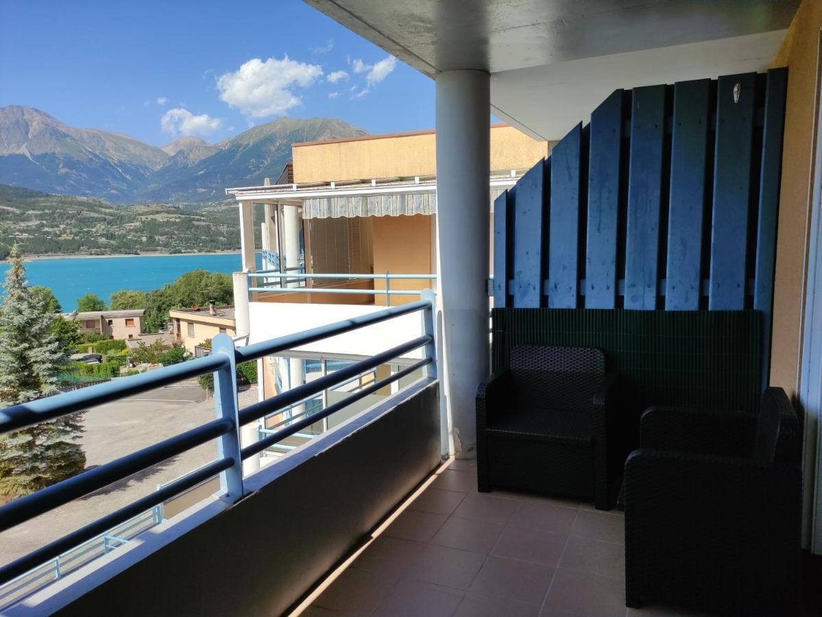 Studio Vue Sur Lac Et Montagne Savines Kültér fotó